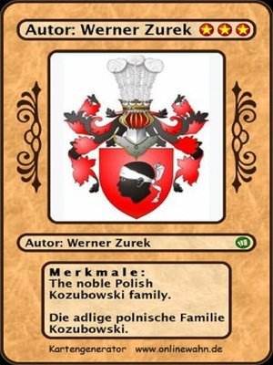 cover image of The noble Polish Kozubowski family. Die adlige polnische Familie Kozubowski.